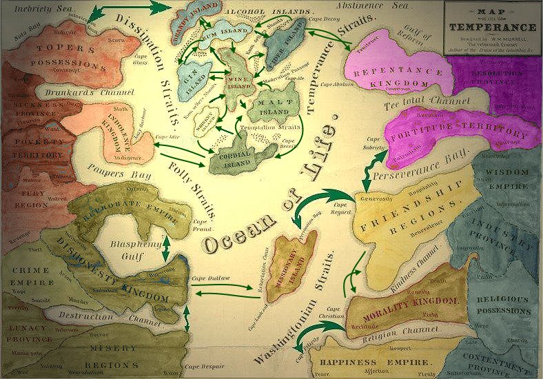 the map